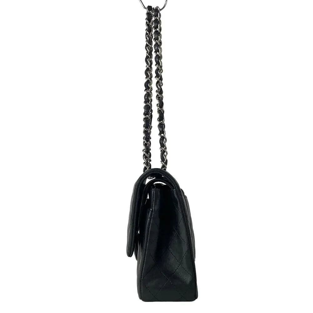 Chanel Double Flap Matelasse Shoulder Bag A01112